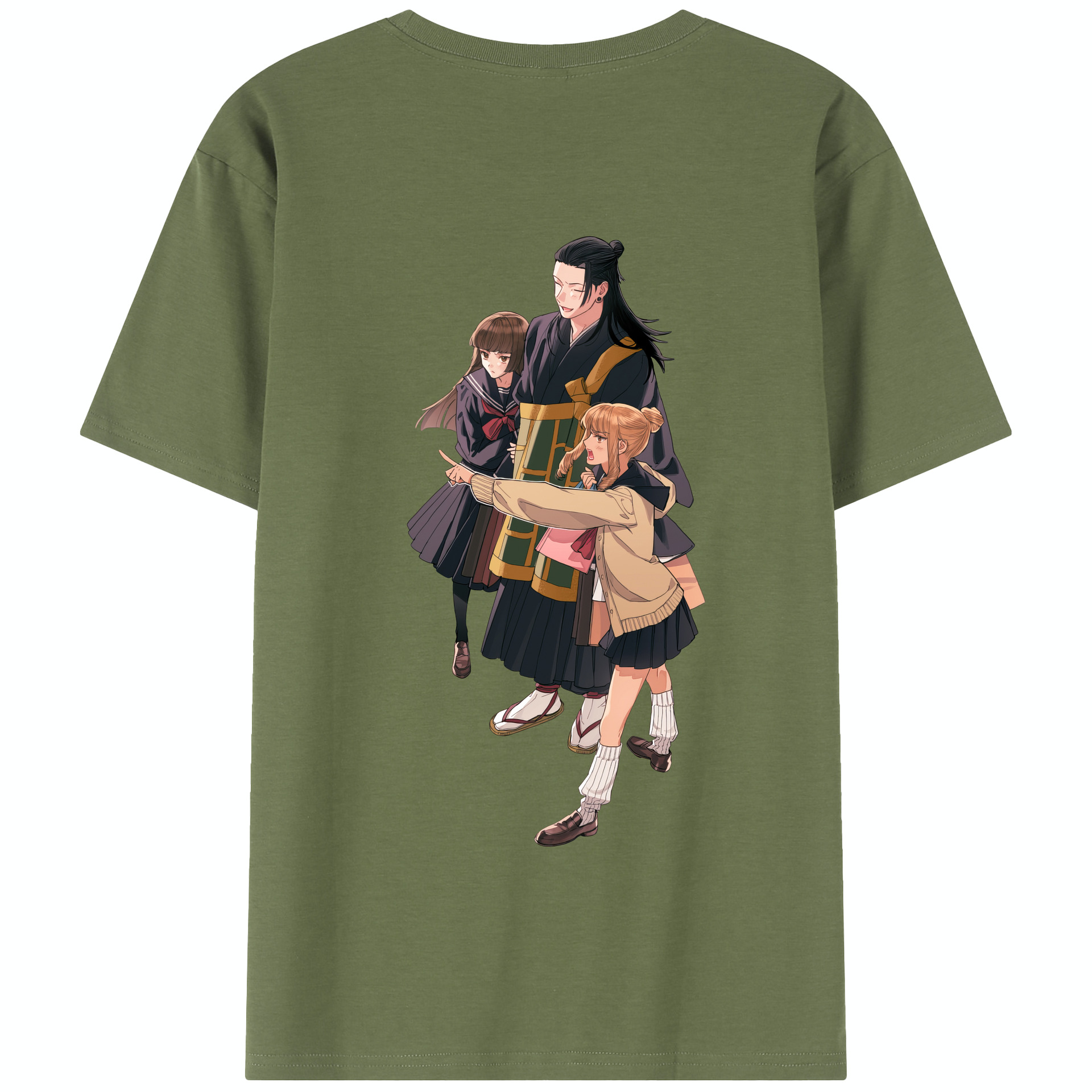 （画像用） 呪術廻戦 Jujutsu Kaisen 綿100％半袖Tシャツ（背面プリント）